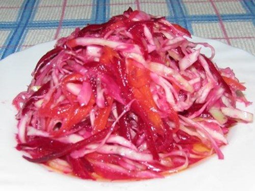 Салат из овощей «Здоровье» фото