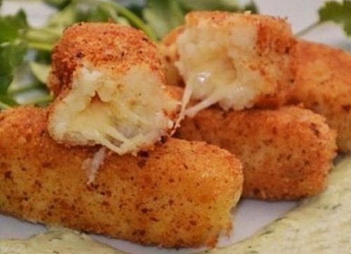 Картофельные палочки с сыром фото