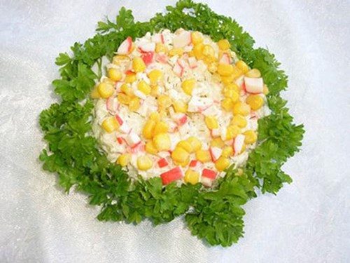 Крабовый салат фото