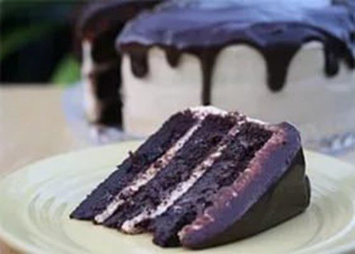 Особый шоколадный торт фото