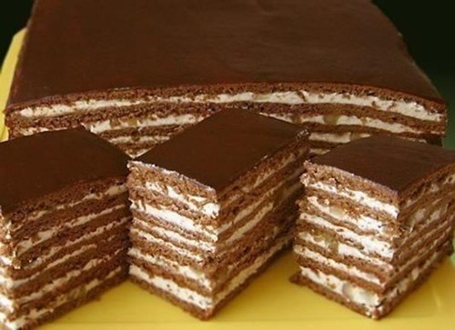 Торт «Медово-шоколадный» фото
