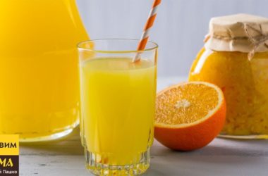 Апельсиновый сок как из магазина + варенье
